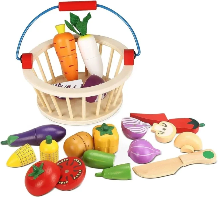 Cesta de Frutas de Madera Montessori Imantado (2)