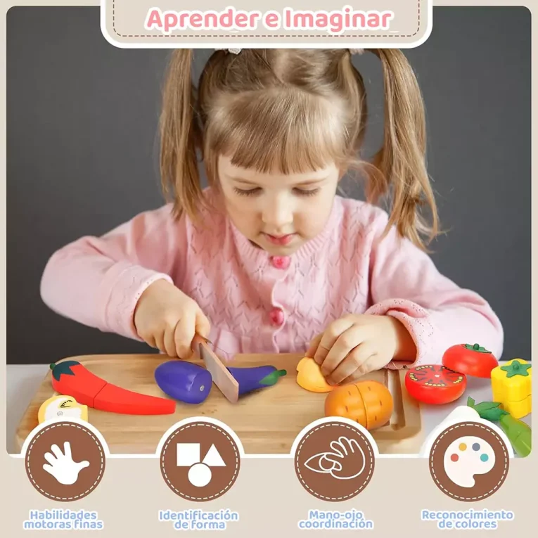Cesta de Frutas de Madera Montessori Imantado (4)