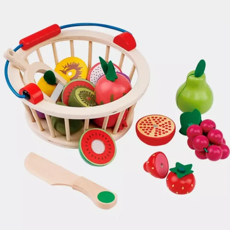 Cesta de Frutass de Madera Montessori Imantado (3)
