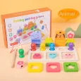 Juego Apilable y Pesca de Madera 3 en 1 Happy Animals (2)