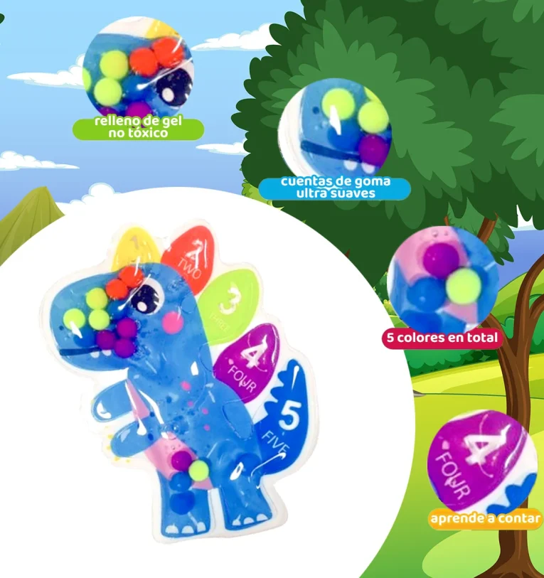 Juguete Fidget Sensorial y Clasificación Dino (2)