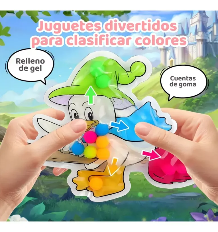 Juguete Fidget Sensorial y Clasificación Patito