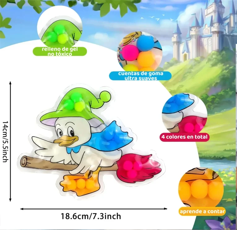 Juguete Fidget Sensorial y Clasificación Patito (2)