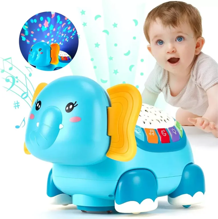 Proyector Musical y Caminador Interactivo (Elefante Baby)