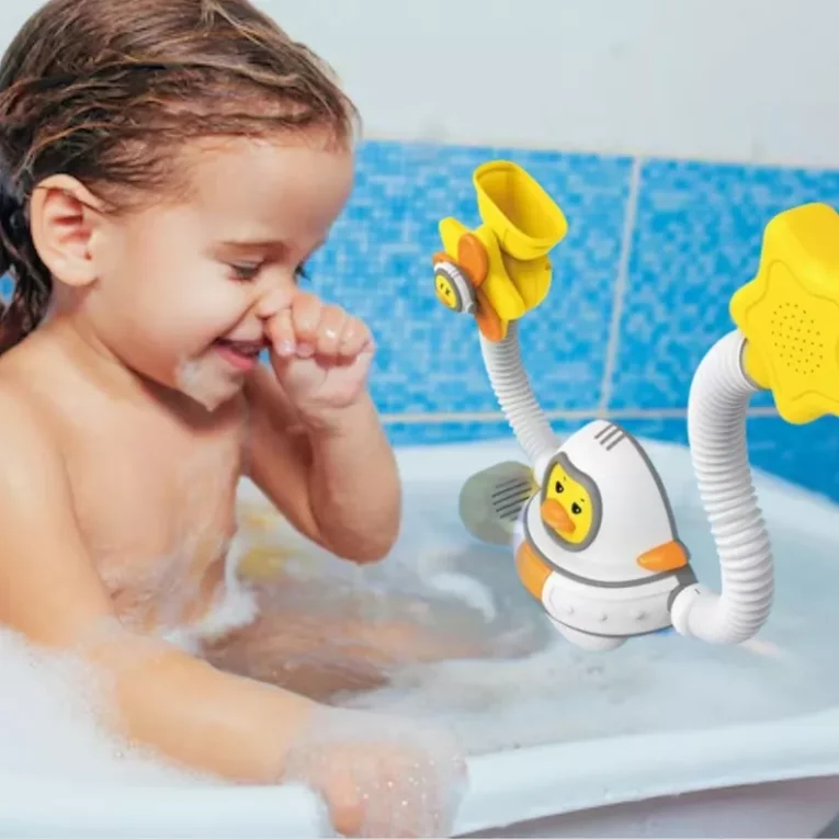 Regadera de Baño Automático (Patito Astronauta