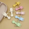 Set de Mini Cubiertos con Tope Baby Happy (7)