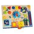 Tablero Montessori de Actividades de Madera