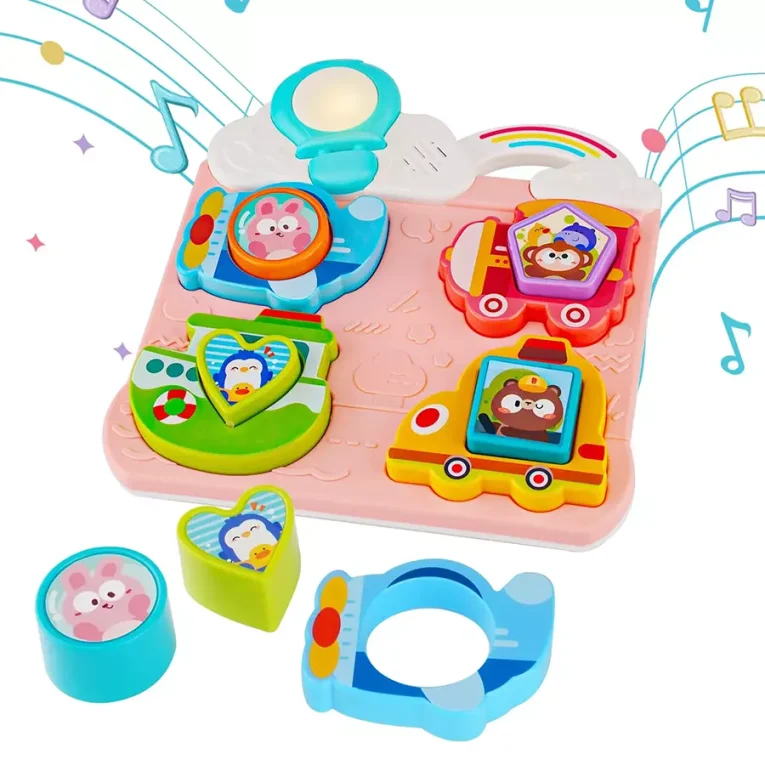 Tablero de Encaje Musical Huanger Arcoíris