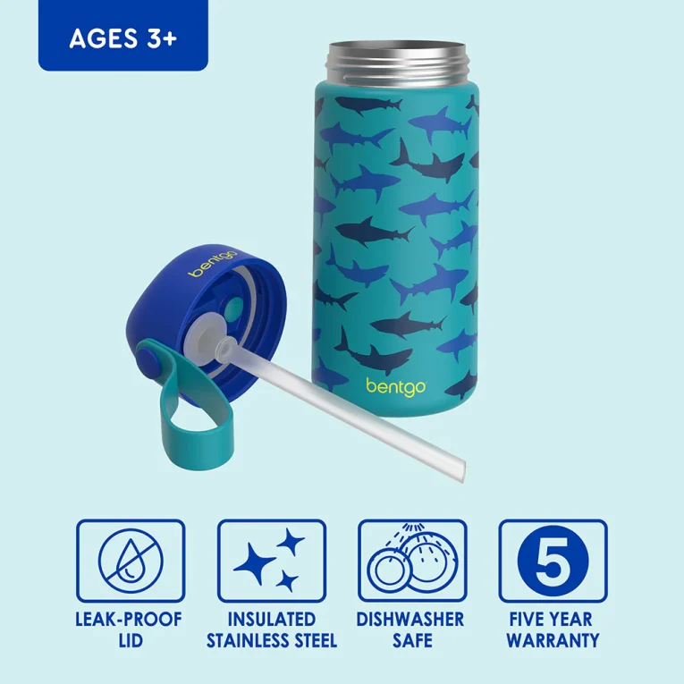 Tomatodo Acero 413 ml Bentgo (shark)-2