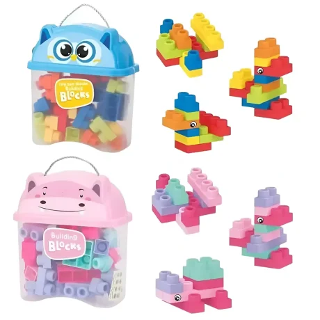 Playgo de Bloques de Construcción Flexibles 40 pcs