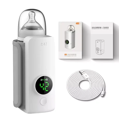 Calentador de Biberones Portátil con Pantalla Digital