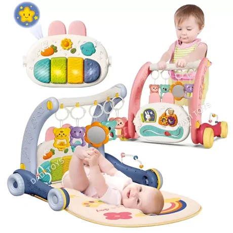 Gimnasio Caminador con Piano Musical 2 en 1 (Rabitt)