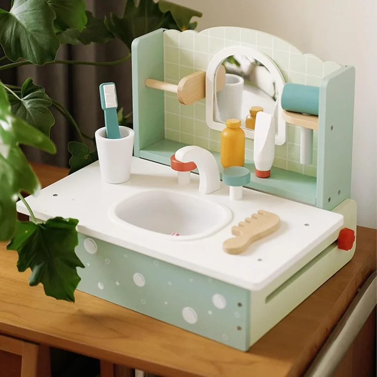 Juego Tocador de Madera Infantil - Kabi