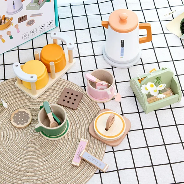 Set Juego Tarde de Té con Herbidor de Madera - Kabi