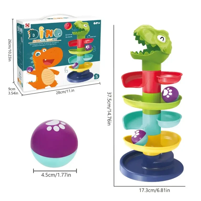 Torre Tobogán de Estimulación Dinosaurio (2)