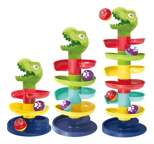 Torre Tobogán de Estimulación Dinosaurio (3)