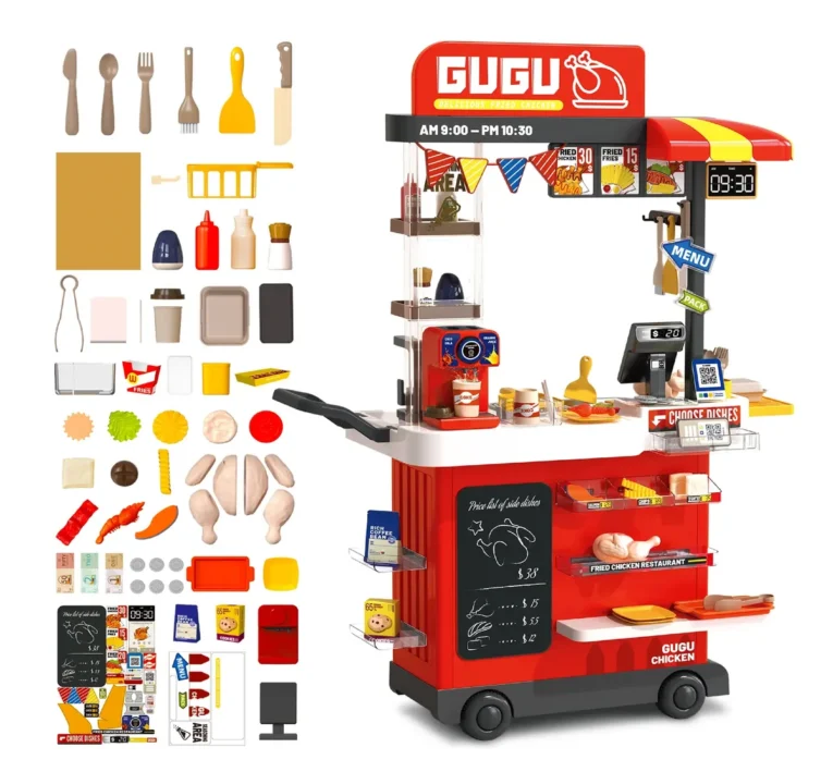 Carrito Sanguchero Infantil GUGU – 102 cm 82 Piezas