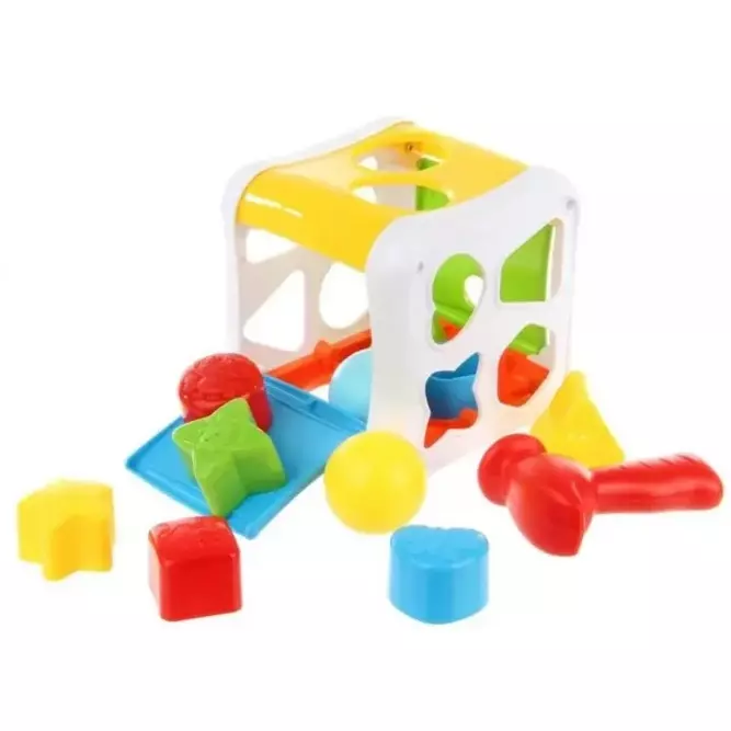 Cubo Didactico con Martillo para Bebé (3)