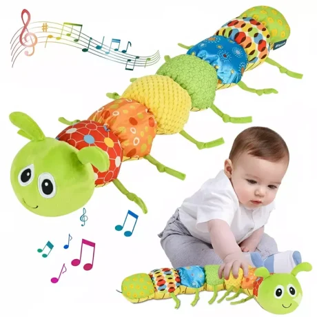 Peluche Sensorial Tummy Time (Caterpilar)