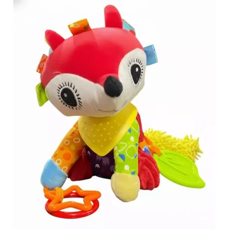Peluche Sensorial con Mordedor y Colgador (Zorrito)