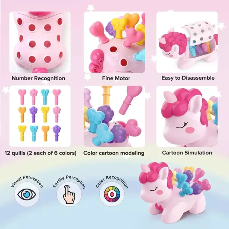 Unicornio Montessori Para Encajar (3)
