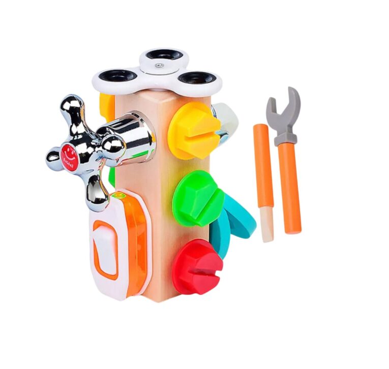 Juguete Bebé Montessori de Tuercas y Herramientas 3
