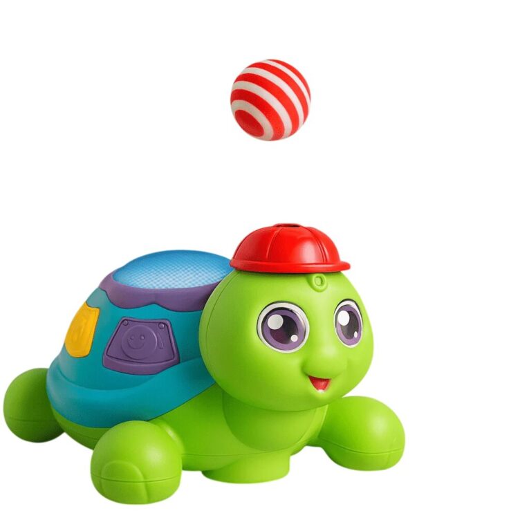Juguete musical interactivo (Tortuga) Tummy Time 4