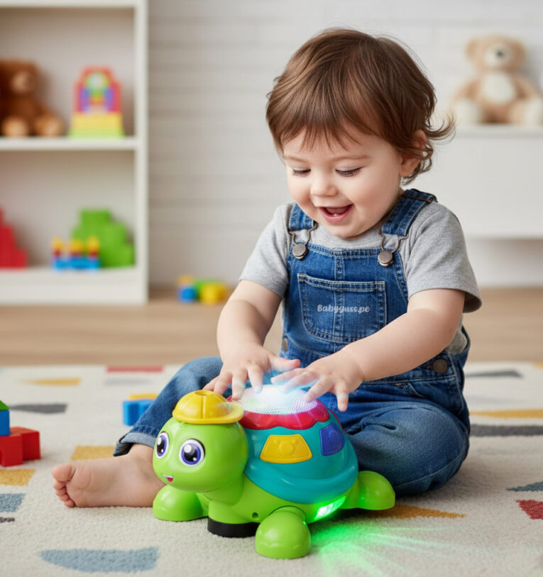 Juguete musical interactivo (Tortuga) Tummy Time