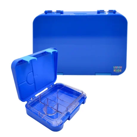 Lonchera Tritan 6 Divisiones Lunch Kids - Blue