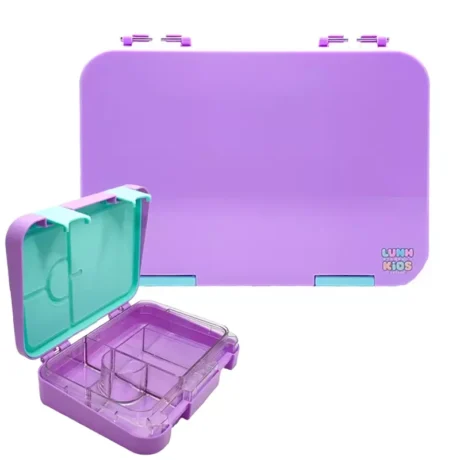 Lonchera Tritan 6 Divisiones Lunch Kids – Lila