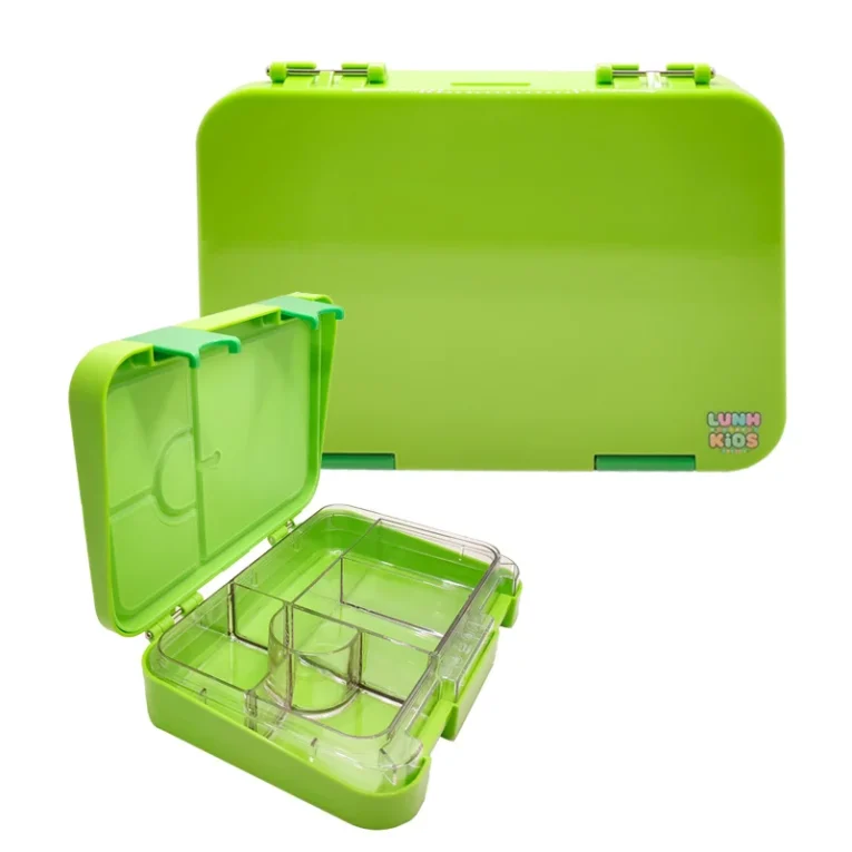 Lonchera Tritan 6 Divisiones Lunch Kids - Limón