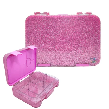 Lonchera Tritan 6 Divisiones Lunch Kids – Glitter Pink