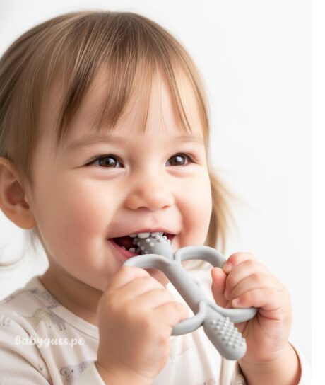 Mordedor Silicona Mariposa