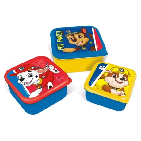 Pack de Taper Snack 3 Piezas (Paw Patrol)