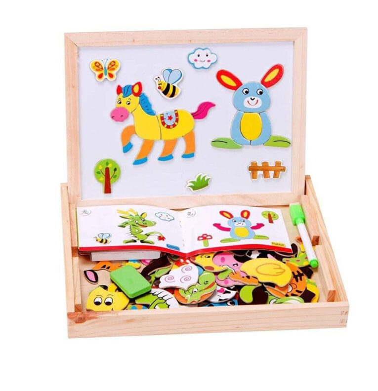 Tablero de dibujos magnético con rompecabezas 2