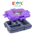 Taper Bento 5 divisiones Scool Kuromi (2)