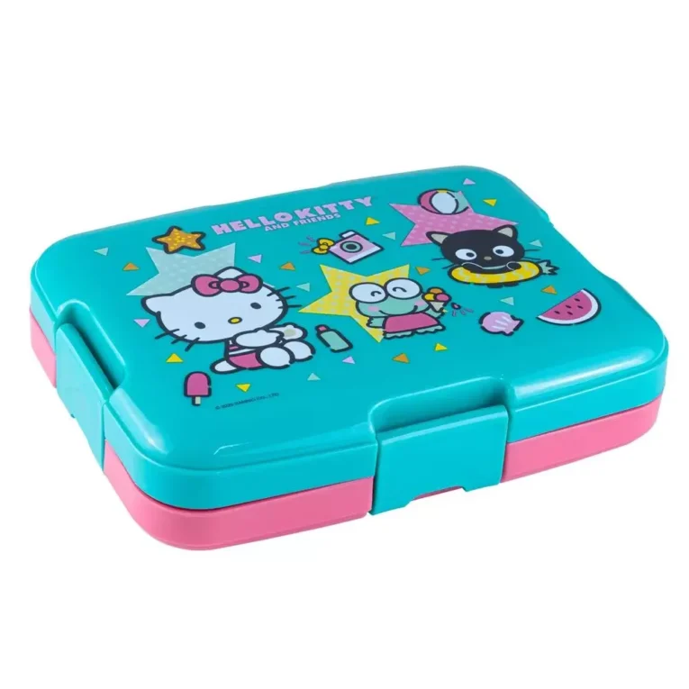 Taper Bento 5 divisiones Scool Sanrio