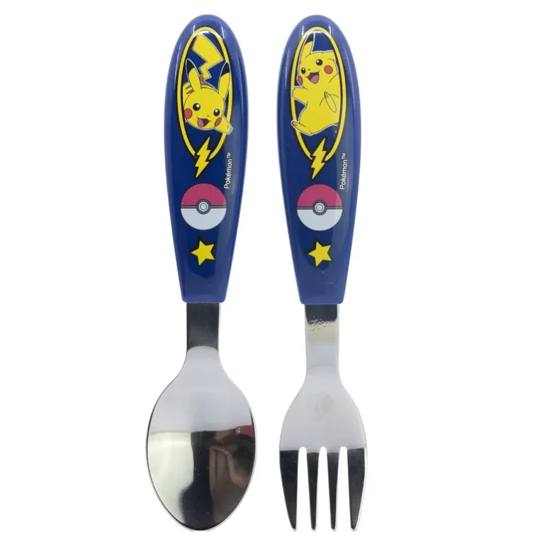 cubiertos de acero stor pokemon