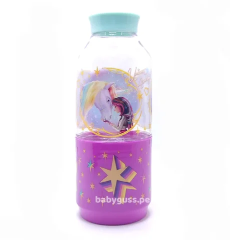 Botella Yogurt y Snack Tritan 300ml Unicornio