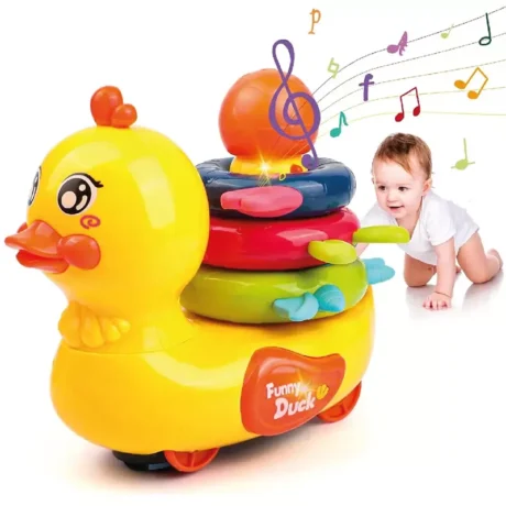 Juguete Musical Apilable Patito Tummy Time