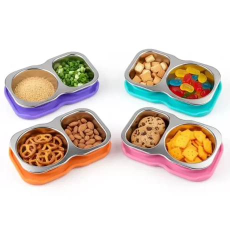 Mini Contenedor de Snack Acero Duo 150 Ml