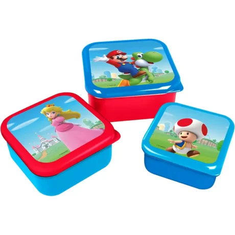 Pack de Taper Snack 3 Piezas (Super Mario)